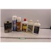 Image 1 : (6) Shop Items - Solvents(1/4 Left in each Jug), Charcoal Starter, Stain Sealing Ceiling Paint, Lyso