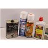 Image 3 : (6) Shop Items - Solvents(1/4 Left in each Jug), Charcoal Starter, Stain Sealing Ceiling Paint, Lyso