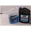 Image 6 : (4) Shop Items - Ice Melt (Close to Empty), OEM 50/50 Premixed Antifreeze "Blue/Blue II" for Imports