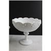 Image 3 : Milk Glass Candy Dish & Fruit Bowl