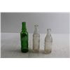 Image 5 : (3) Soda Bottles - Lethbridge - Middle Bottle is Chipped