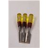 Image 4 : (6) Flat Head Screwdrivers (Varying Sizes), (2) Fuller No.10 Adjustable Wrenches, (3) Fuller Chisels
