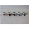 Image 4 : NHL Collectibles - (3) Miniature Stanley Cups, (9) Miniature NHL Team Cups