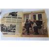 Image 3 : (3) Vintage Newspapers - Two about the Shell Lake Murders, One about JFK