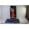 Image 1 : Oil Painting on Canvas of Teepees - Geisha Girl Art on Board