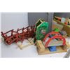 Image 2 : *Tote of Assorted Plastic & Wooden Toy Train Sets (some are Thomas toys)