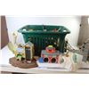 Image 1 : *Laundry Basket of Assorted Plastic & Wooden Toy Train Sets (some are Thomas Toys)