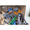 Image 4 : Tote of Wooden & Plastic Toy Train Tracks