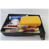 Image 7 : Painting Supplies - Paint Tray - Brushes - Sponge