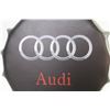 Image 2 : Audi - Metal Bottle Cap Sign (8 3/4" wide)