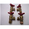 Image 2 : (4) Brass Straight Valves and (7) Barb Hose Fittings and more