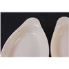 Image 4 : (8) Stoneware Lasagna Pasta Gondola Shaped Baking Dishes