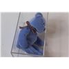 Image 5 : Ty Beanie Babies Bear - Blue "America" in Acrylic Display Box