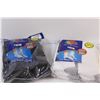 Image 4 : (2) Fruit of the Loom Black (6) & White (6) Crew Socks - Sizes 12 - 16
