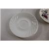 Image 2 : (11) Saucers, Matching Teacup and Saucer, Sugar Bowl - No Lid