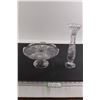 Image 1 : Crystal Vase, Glass Pedestal Dish