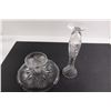 Image 5 : Crystal Vase, Glass Pedestal Dish