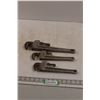 Image 1 : (3) RIDGID Aluminium Pipe Wrenches - (2) 10" 810's & (1) 14" 814