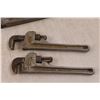 Image 2 : (3) RIDGID Aluminium Pipe Wrenches - (2) 10" 810's & (1) 14" 814
