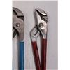 Image 2 : (4 pr) Tongue & Groove Pliers - Channel Lock & Blue Point