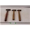 Image 1 : (3) Ball Peen Hammers