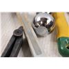 Image 2 : Various Shop Items - Scrapers, 1 7/8" Ball, Clamps, Drywall Sander, 3-Way Plug, Puddy Knives, Round 