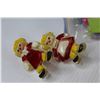 Image 3 : (2) Raggedy Anne Plug-in Night Lights - Plastic Doll House Furniture - Mickey Mouse Night Light - Ma