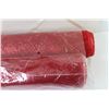 Image 4 : (2) Fisher-Price Plastic Carry Cases - (2) Rolls of Red Glitter Netting - Padded Wood (21" x 18")