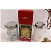 Image 4 : Assorted Christmas Decorations - Glass Jars, Tree Topper