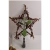 Image 5 : Assorted Christmas Decorations - Glass Jars, Tree Topper