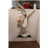 Image 1 : *Bugs Bunny Wooden Lawn Ornament - 11" Spikes, 48" H