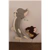 Image 1 : Tom & Jerry Lawn Ornaments - Tom Measures 32", Jerry Measures 15"