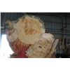 Image 2 : *Santa Claus Wooden Lawn Ornament - 64" H
