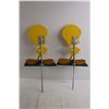 Image 4 : (2) Tweedy Bird Wooden Lawn Ornaments - 12 1/2" H