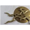 Image 2 : Brass Birds Wall Hanging - 16" x 10"