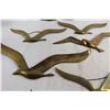 Image 3 : (7) Brass Bird Wall Hangings
