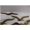 Image 4 : (7) Brass Bird Wall Hangings