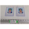Image 1 : Vintage 1983 Red Rooster Grant Fuhr and Kurri Jar Hockey Cards