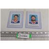 Image 1 : Vintage 1983 Red Rooster Andy Moog and Dave Semenko Hockey Cards
