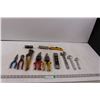 Image 1 : Various Shop Tools - Needle Nose Pliers, Side Cutters, Tongue and Groove Pliers, Tin Snips (M1/M2), 