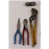 Image 2 : Various Shop Tools - Needle Nose Pliers, Side Cutters, Tongue and Groove Pliers, Tin Snips (M1/M2), 