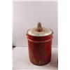 Image 3 : (2) Vintage 2.5 & 5 Gal. Fuel Cans