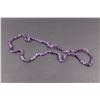 Image 3 : 32" Amethyst Beaded Necklace