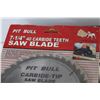 Image 3 : Diamond Wheel Wet Saw (working) - Pit Bull 7 1/4" Saw Blade (NIB)