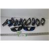 Image 1 : (12) - UV 400 Looks Sunglasses (blue & black lenses)
