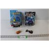Pokemon & Great Ball - Sealed, Hot Wheels Ford - Sealed, Hot Wheels Hammered Coupe, Banana Bus