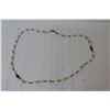 Image 2 : Beaded Necklace (White) With Cross Accents