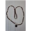 Image 4 : Beaded Necklace (Brown) With Star Accents