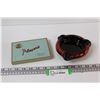 Clay-Fired Vintage Ashtray & Player's Cigarette Tin