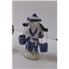 Image 2 : Asian Porcelain Water Figurine & (2) Lemon Teapot Displays - 4" tall